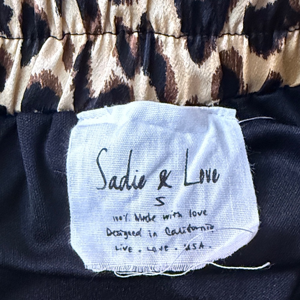 Sadie & Love Leopard Print Dress